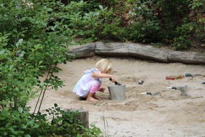 Kids Playing in Hidden Hollow