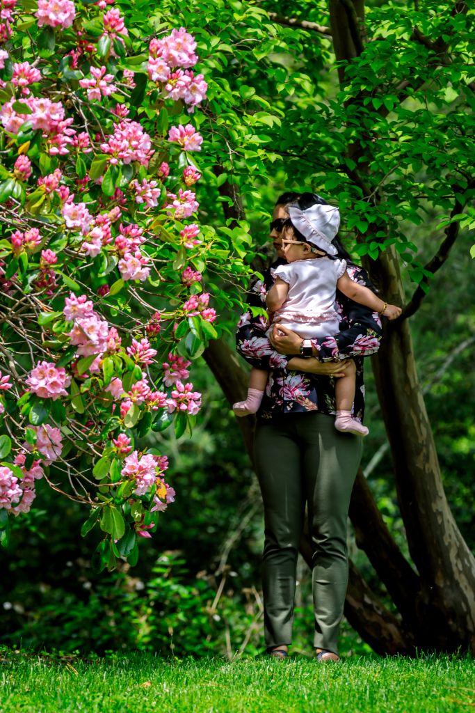 Mother and child at Heritage