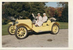 News & Blog - Mr. and Mrs. Lilly in 1915 Stutz Bearcat, 1967